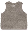 Huttelihut Vest   Ull   Teddy   Camel Melert   Huttelihut   2 år (92)   Vest Beige Brun