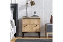 Nightstand Eik - Natur / Svart