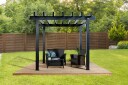 Pergola Hvaler 3x3m Svart farge
