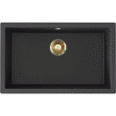 Lavabo Jupiter 800 kjøkkenvask, 75,6x46,6 cm, sort