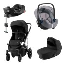 Britax Römer Premiumpakke Smile III Space Black Ink. Bagdel + Bilstol Babysafe2 Grey Marble Ink. Base