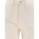 Ralph Lauren Chino Wide-Leg Trouser - Warm White Hvit US 8
