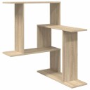 vidaXL Vegghylle Sonoma eik 67 x 67 x 87 cm Konstruert tre