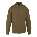 Ronan Shirt Burnt olive XL Linen/Viscose Shirt