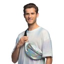 Boland Party Partners Midjeveske Holografisk Sølv One-size 36015