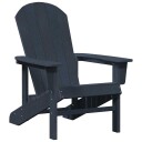  Adirondack stol marineblå 74x82x91 cm HDPE