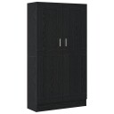 Bokskap 2 stk Svart Eik 165x30,5x150 cm Laget av Tre