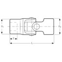 Bahco A7410DZ-11/16 Tolvkantpipe 3/8", leddet, tomme 11/16", Håndverktøy