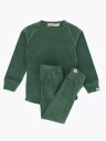 Gullkorn Jona Fleece sett Grønn 134/140