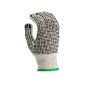 12pk Derax prikket arbeidshanske One Size   Standard størrelse 10 11