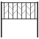  Sengegavl i metall svart 90 cm 8721012249981