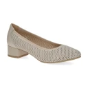Caprice Dame Sko Beige 41 EU,