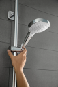 Hansgrohe Croma Select E Dusjsett Multi 65 cm, EcoSmart, Hvit/Krom