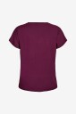 Zizzi   Treningstopp aBasic S/S V neck Tee   Rød