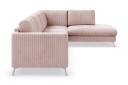 Ocean Lyx 4 seters Høyrevendt L formet Sjeselongsofa i Manchester   Rosa