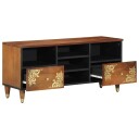  TV skap Honning brun 100 x 33 x 46 cm Massiv mango tre