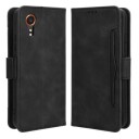 Samsung Galaxy Xcover7 Lommebok-deksel med Kortholder Svart
