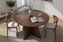 Zalen Spisebord 120 cm - Valnøtt