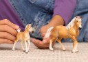 Schleich Haflinger Føll Figur - 7 cm Plast Dyr