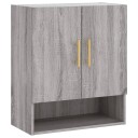  Veggskap grå sonoma 60x31x70 cm konstruert tre 8720845947392