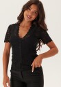 Bubbleroom Short Sleeve Lace Top