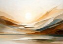 Golden Horizon Landscape Plakat / 40x50