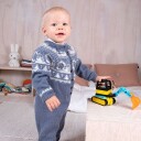 Bluum Strik Strikkedress Gravemaskin - garnpakke i Bluum Pure Eco Wool