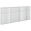 vidaXL Gabion med 3,5 mm tråd og 5x10 cm mesh 350x20x150 cm