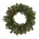 Mr Plant Julekrans med kongler 45 cm