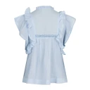 Neo Noir Jayla S Voile Top - Light Blue 40