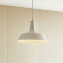Lindby hengelampe Laylan hvit Ø 36 cm metall