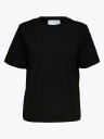 Selected Femme Essential Short Sleeve Boxy Tee Sort L