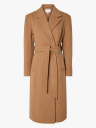 Y.A.S Kali Wool Blend Coat Brun 36