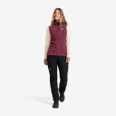 RevolutionRace Hiker Fleece Vest Dame Mauve Wine Størrelse:2XL   Dame > Overdeler > Fleece & midlayers