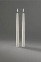 Konstsmide LED stearinlys 2 pcs B O Hvit