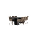 Spisegruppe Venture Home Bootcut med 6 stk Tomorrow Stoler