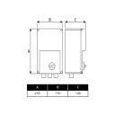 Flexit Trafo Tem 035 3 5A 230V Hvit
