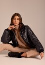 Chiara Forthi Everline Padded Jacket Black M