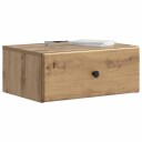  Vegghengt Nattbord Artisan eik 49 x 34,5 x 20 cm Konstruert tre