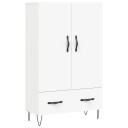vidaXL Highboard hvit 69,5x31x115 cm konstruert tre