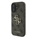 Guess Guess Guhcp16s4gmgbr Iphone 16 6.1" Brązowy/Brown Hardcase 4G Big Logo