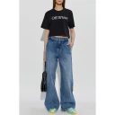 Off White Dame Topper Svart 2XS,