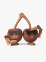 Spring Copenhagen - Woodies Cha-Cha Cherries trefigur 9 cm mahogni