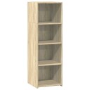  Hylle sonoma eik 40x41x124 cm konstruert tre
