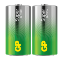 GP Super Alkaline C-batterier 1.5V 2-pakk LR14
