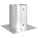 vidaXL Rund bakkenagel 12 stk. Sølv 18 x 18 x 15 cm Metall