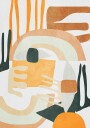 Geometric Shapes Abstract Harmony Poster Plakat / 70x100cm