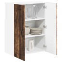  Kjøkkenskap Røkt eik 60 x 31 x 80 cm Konstruert tre