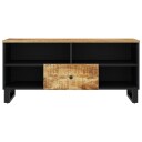 vidaXL TV-benk 100x33x46 cm heltre mango og konstruert tre