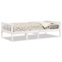   Barneseng uten madrass hvit 75x190 cm heltre furu 855034 855034